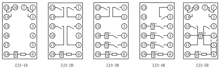 ZJ3-1B内部接線圖