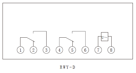 RWY-D系列電壓老龄产业内部接線圖