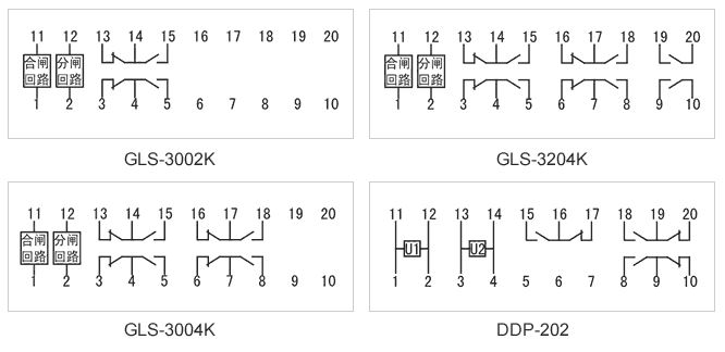 GLS-3204K内部接線圖