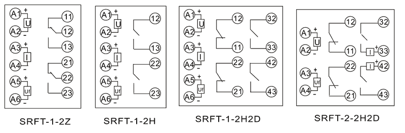 SRFT-1-2H内部接線圖
