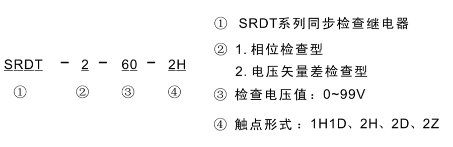 SRDT-2-60-2Z選型說明